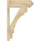Ekena Millwork Merced Rough Sawn Arts and Crafts Outlooker, Douglas Fir, 8"W x 24"D x 36"H OUT08X24X36MRC03RDF - alternate 3